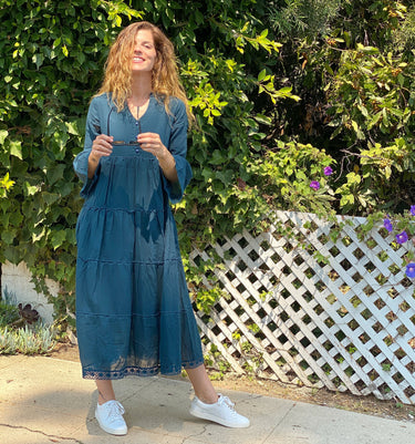 Mika Maxi Dress - Petrol